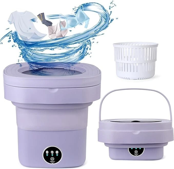Portable Washing Machine Mini Washer Foldable Wash